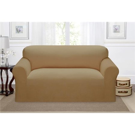 MADISON INDUSTRIES Madison DAY-LOVE-BG Kathy Ireland Day Break Loveseat Slipcover; Beige DAY-LOVE-BG